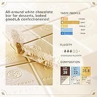 Vista 6 de Callebaut White Baking Chocolate - 11 lb (11 pound) (11 Lbs)