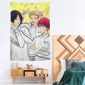 ◇ラスト◇京都 黒子のバスケ展 タペストリー【集合】テツヤ/火