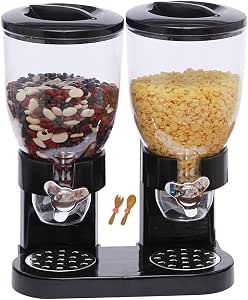 Distributeur Double Céréales - 2 X 3,5L Avec Doseur - Garde Fraîcheur Pour Petit-Déjeuner