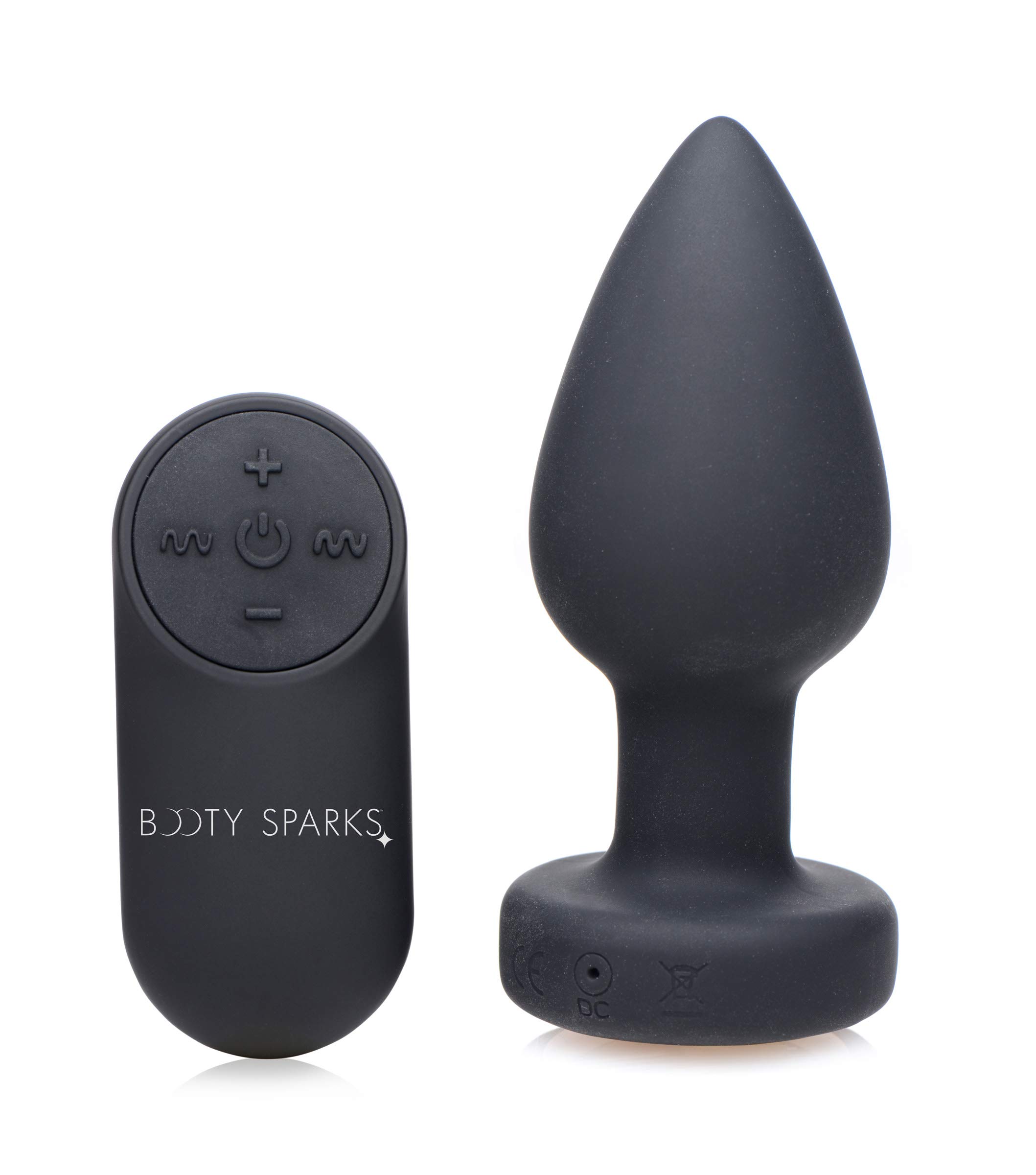 Booty Sparks Vibrazione Led Butt Plug - Medium - 340 Gr
