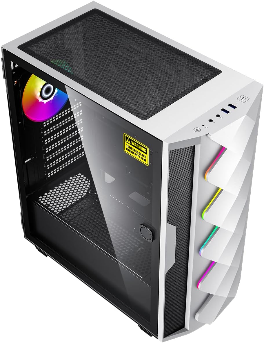 omiXimo Gaming PC XEON016 internal view with open side panel