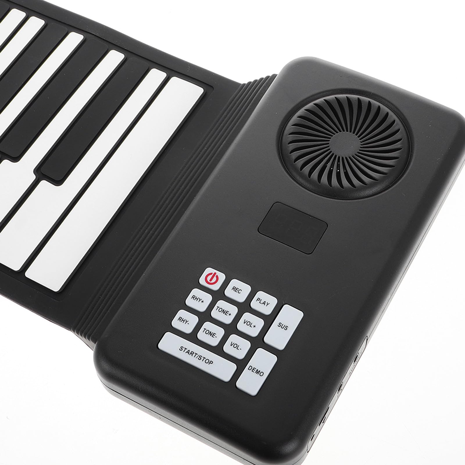 Operitacx Pianoforte Alimentazione a Batteria con Altoparlante Integrato Elettronico Pieghevole a 88 Tasti in Silicone Tastiera Portatile per Principianti per Viaggi