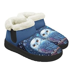 Women Winter Snow Boots Non Slip Warm Comfortable Casual Short Ankle Shoes for Indoor Outdoor