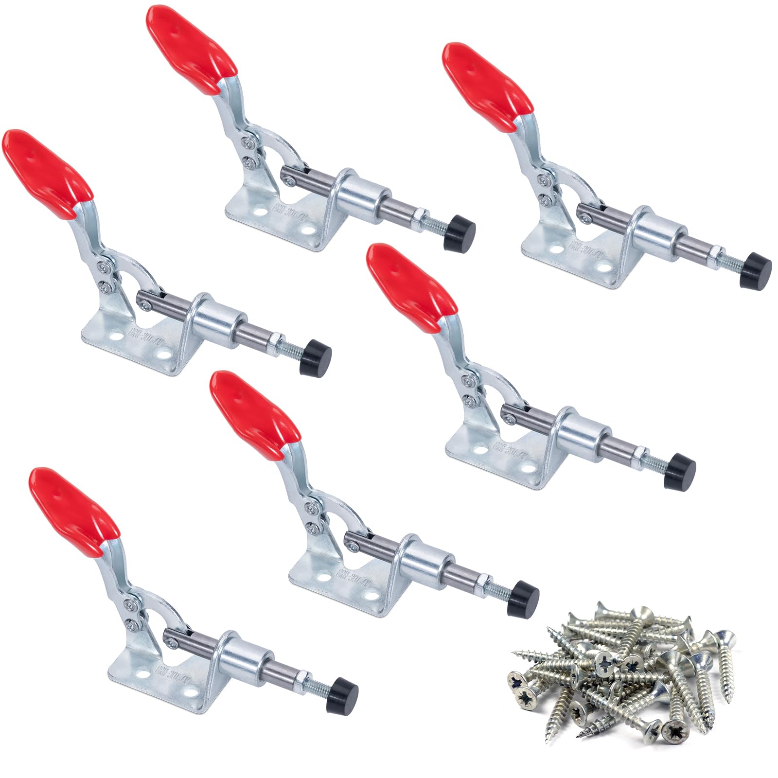 6-Pack 301A Push Pull Toggle Clamp, 99 lb Holding Capacity