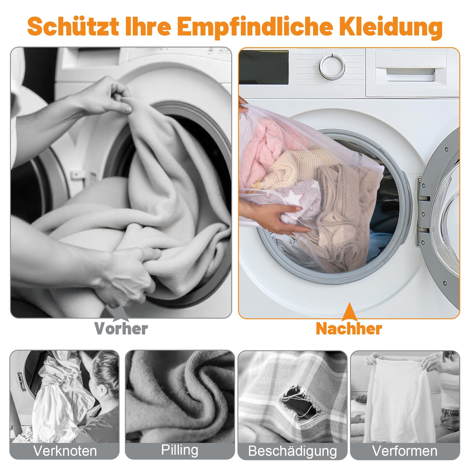 Dntorx 10 sztuk siatek na pranie do pralki, worek na pranie, w 4 rozmiarach, z zamkiem błyskawicznym, na koszule, swetry, płaszcze, dżinsy, bieliznę, odzież dla niemowląt