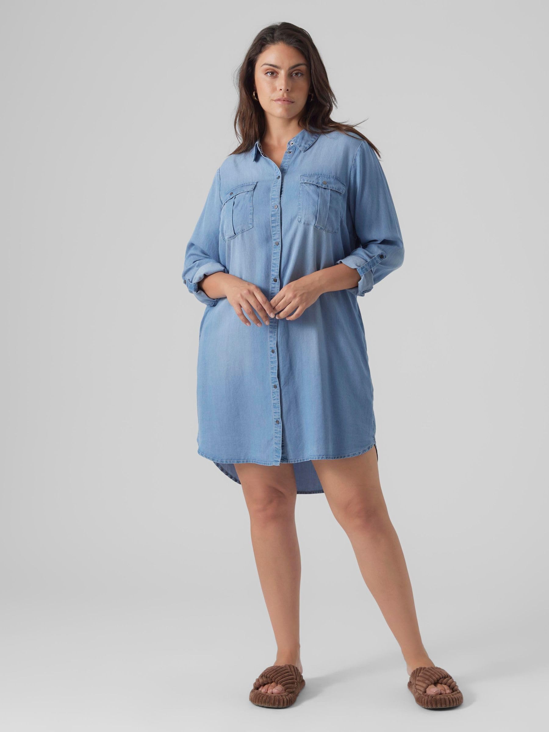 VERO MODA Female Hemdblusenkleid VMCSIGGA Kurzes Kleid