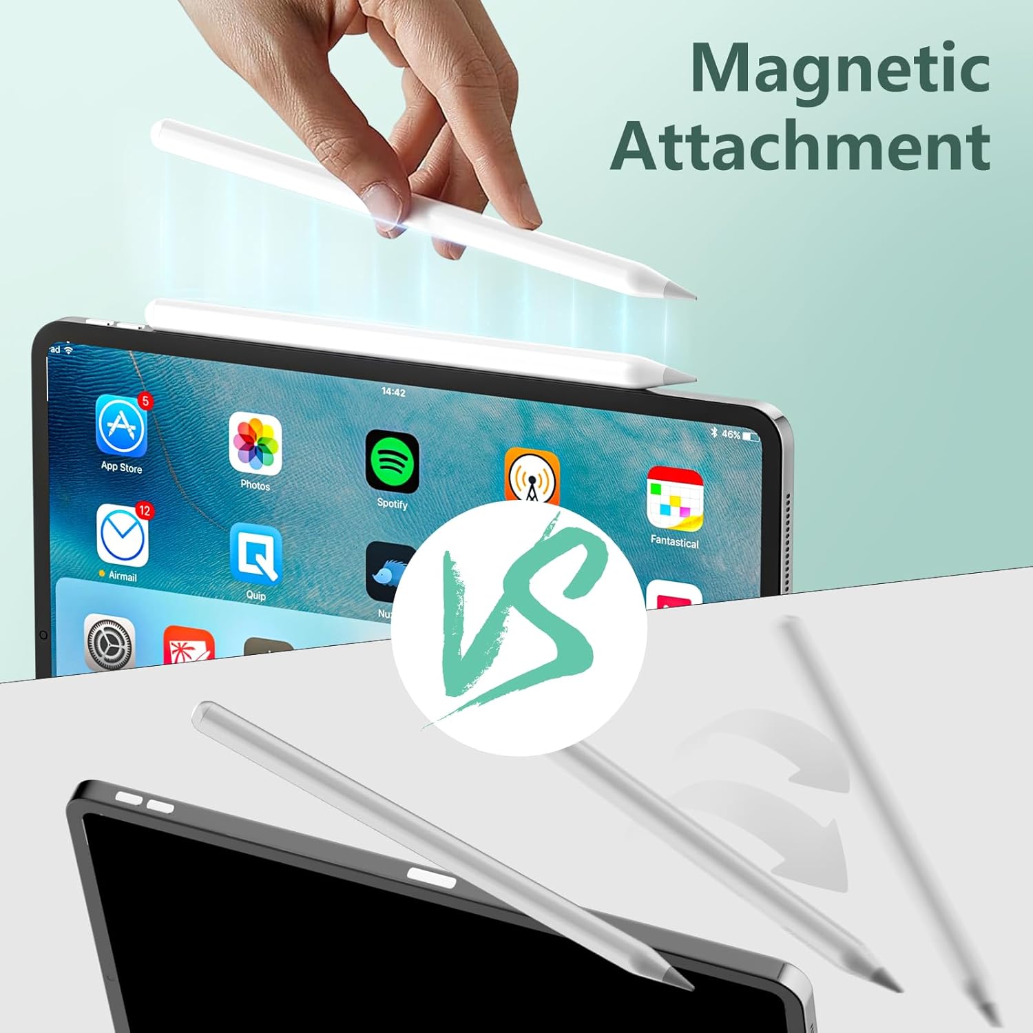 Stylus Pen for ipad with Magnetic Charging, Apple Pen for iPad 6th to 10th Generation Stylus, Compatible with 2018-2025 Apple Pro, mini 5/6 - Image 3