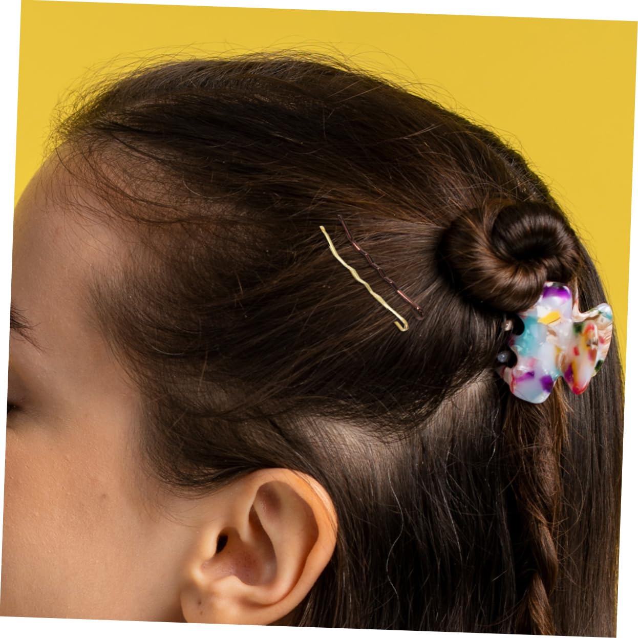 900pezzi Forcine per Capelli Decorative Motivo Onde Adatte Donne e Ragazze per Acconciature Lunghe e Spesse Fornitura Scatola Portaoggetti