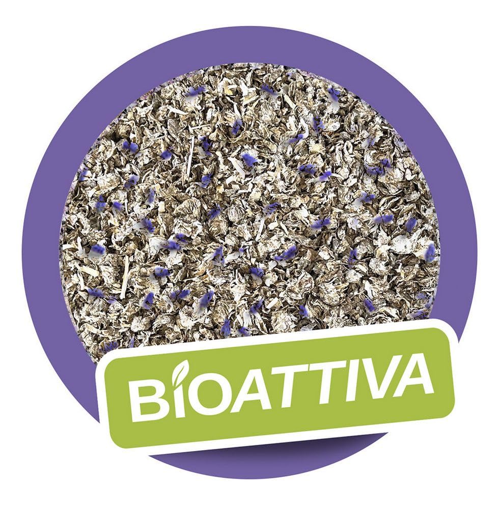 Paglianatura Kit 6 Pezzi - Lettiera Gatti Bioattiva alla Lavanda, 100% Naturale e Compostabile, Super Assorbente e Anti-Odore, 2,4 kg / 6 Litri