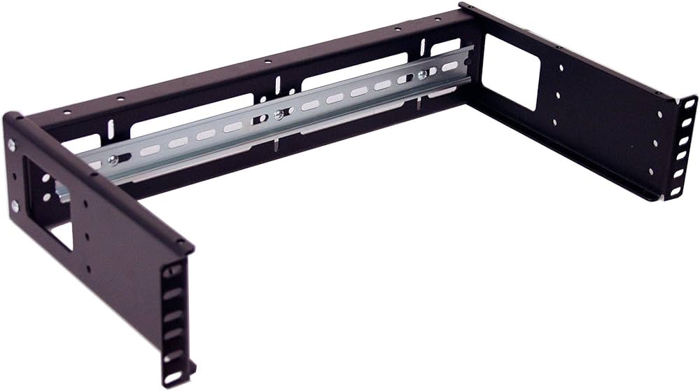 Amazon.co.jp: IRP1029D 2U ラックマウント 奥行調節可能 DIN レール