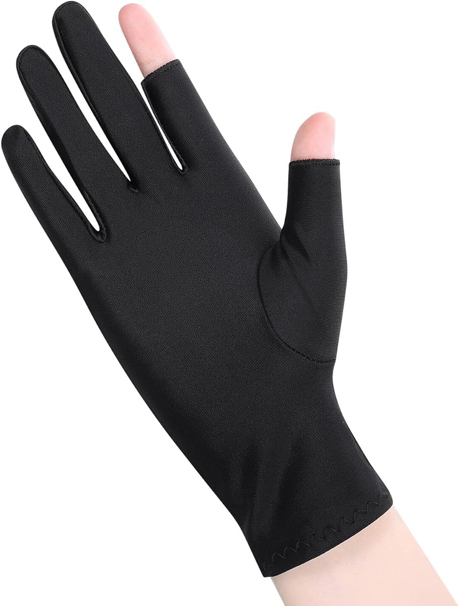 Unisex Driving Cycling Gloves Summer Sun Protection Cotton Gloves Outdoor Fingerless Fishing Glove Sunblock Mittens - Image 6