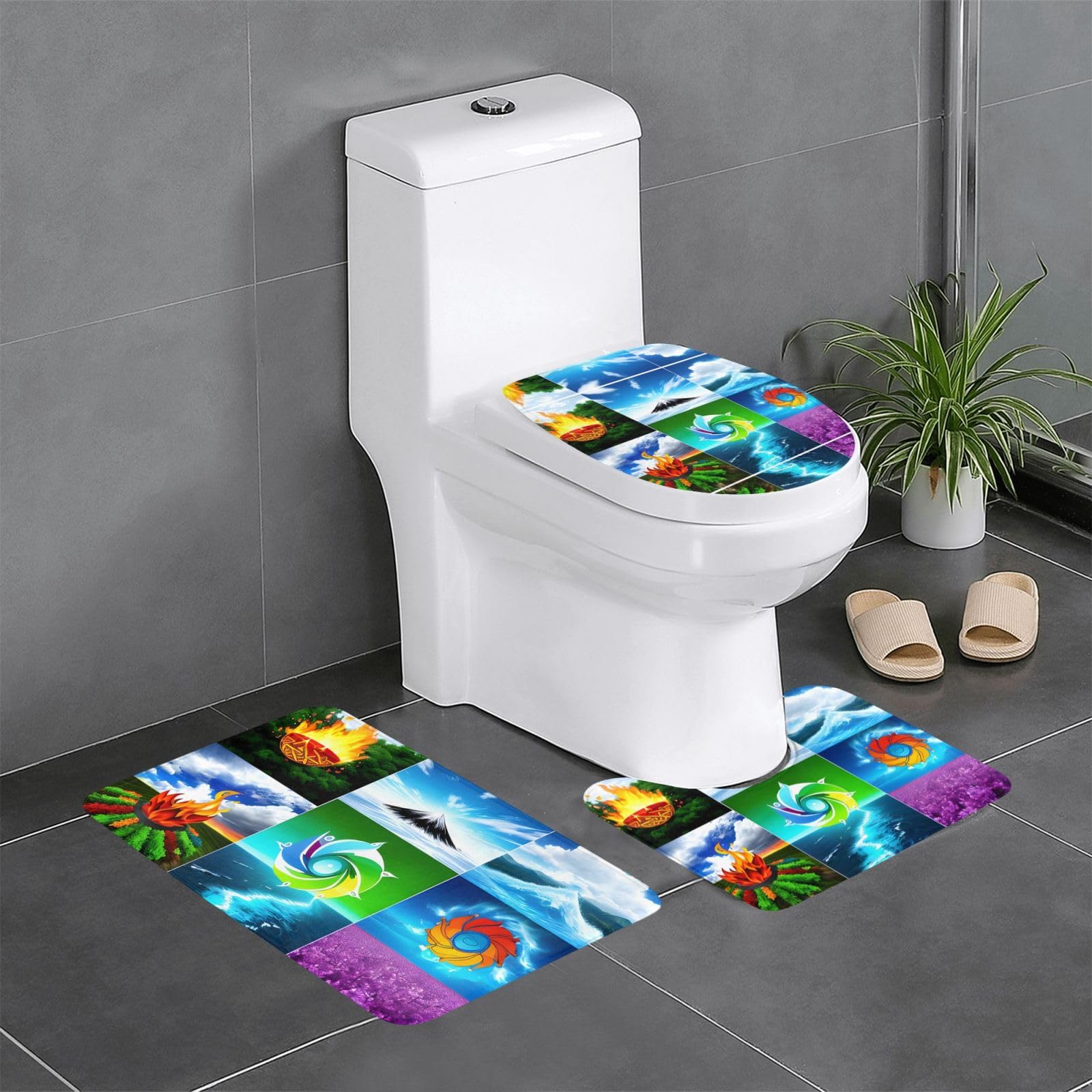Tapis de bain antidérapant pour éviter les glissades et les sols mouillés