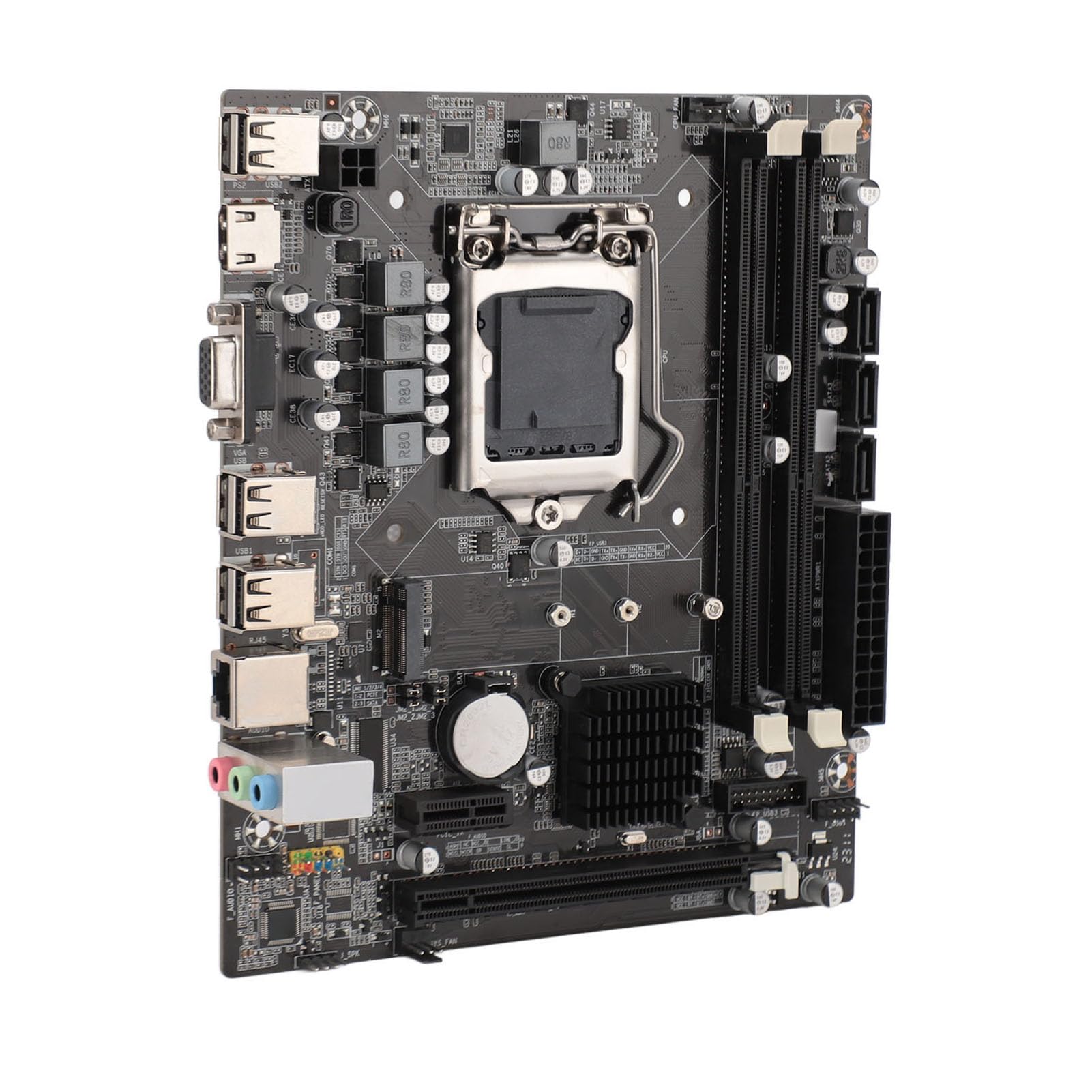Scheda Madre da Gioco, Memoria H55 M.2 NGFF LGA 1156 DDR3 a 8 Canali, Scheda Madre da Gioco con Alimentazione a 4 Fasi