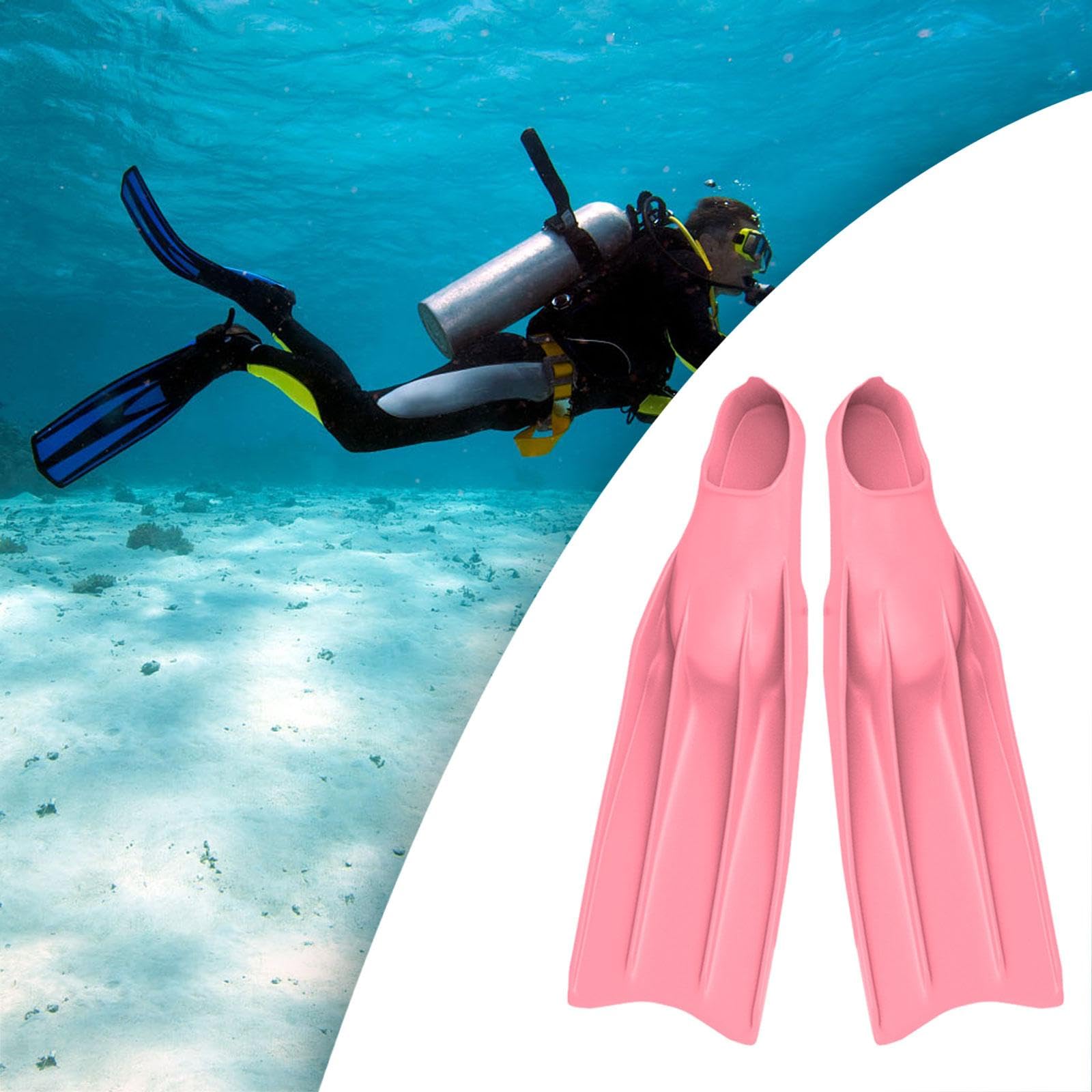 Aletas de Buceo Profesionales Fins de Silicona para Hombres Mujeres Adultos Fáciles de Usar Antideslizantes Adecuadas para Snorkel Entrenamiento Pisci