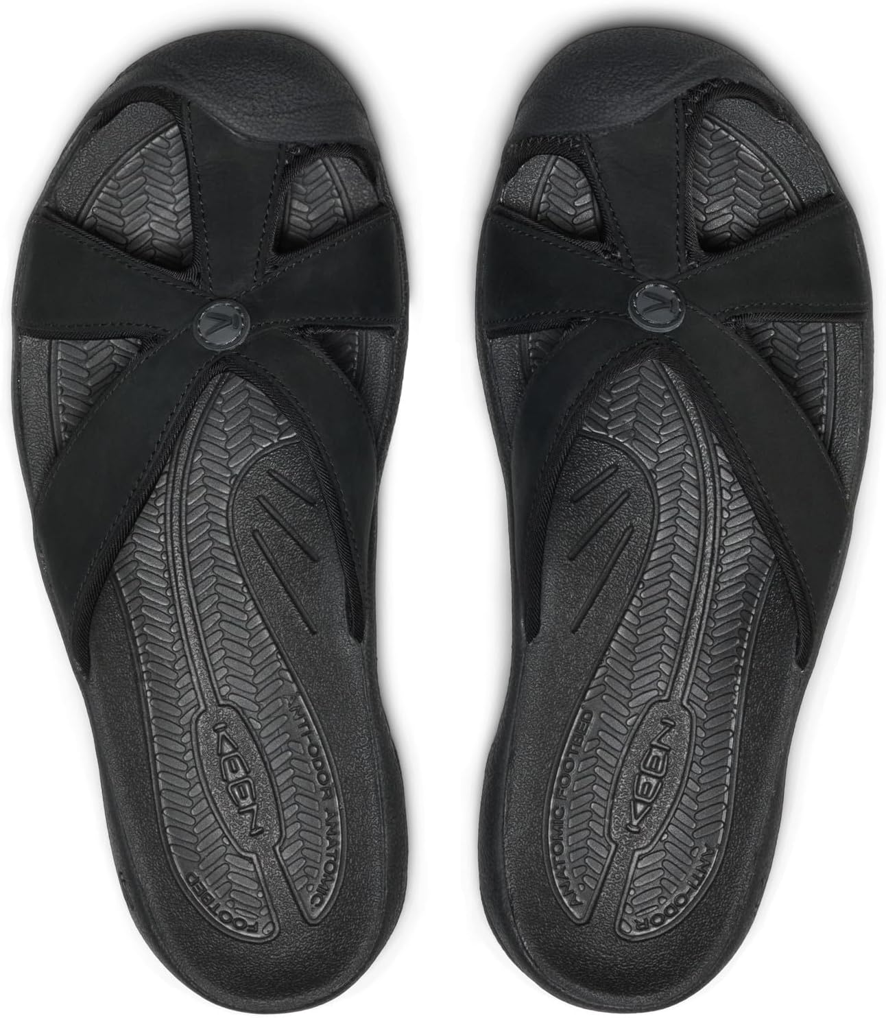 KEEN womens Bali Slip on Leather Sandals Closed Toe - Image 5