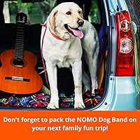 Vista 5 de NOMO Peppermint - Bandas de alivio de mareo para aromaterapia para perros, pulseras antináuseas con acupresión suave, banda de alivio de náuseas