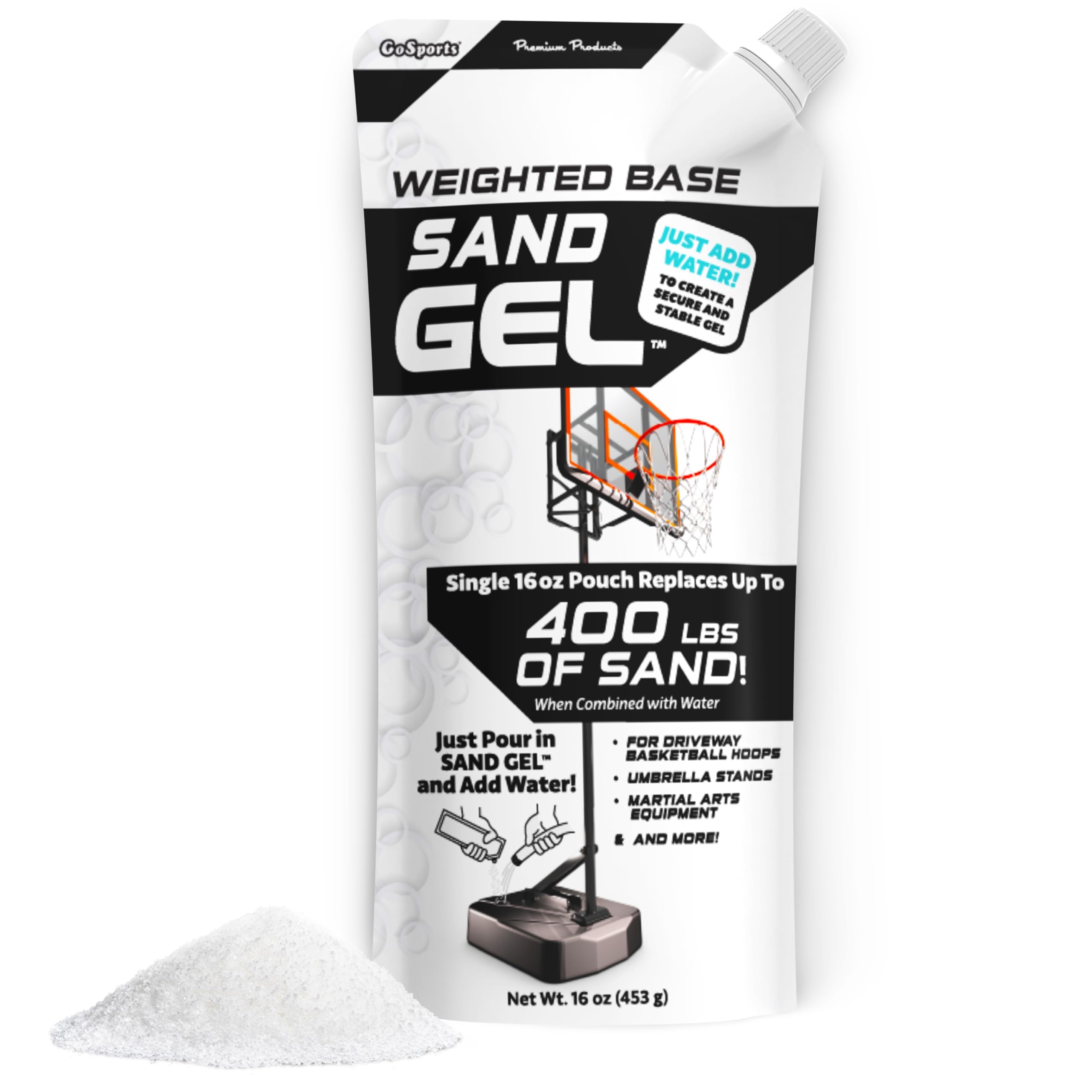GoSports Sand Gel Weighted Base Filler 1