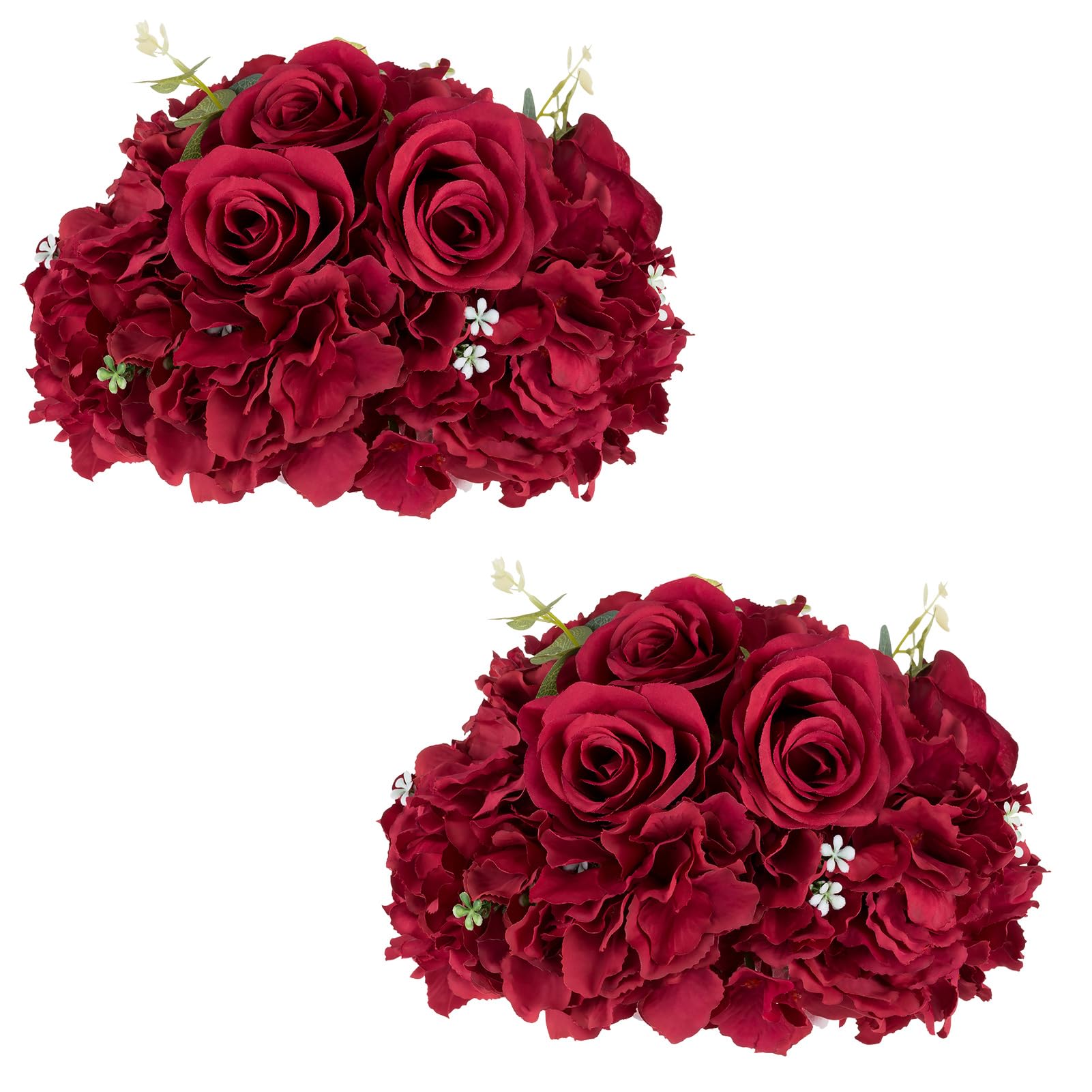 NUPTIO 2 Pcs Artificial Flower Balls