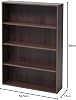 Yamazen CMCR-9060 WL Bookshelf, Storage Rack for Paperbacks, Walnut, Width 23.6 x Depth 6.7 x Height 35.0 inches 60 x 17 x 89 cm