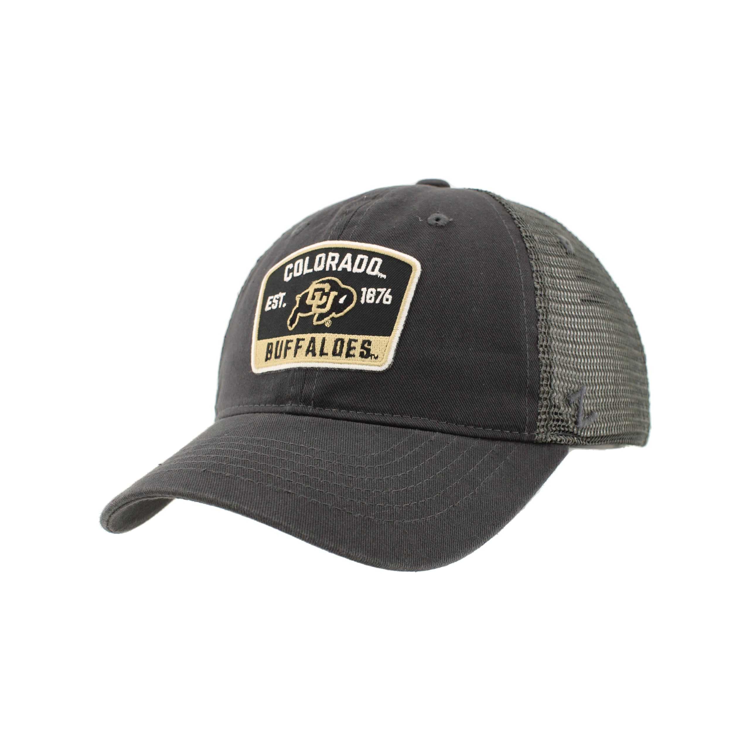 ZHATS Standard NCAA Officially Licensed Hat University Patch Switchback Charcoal