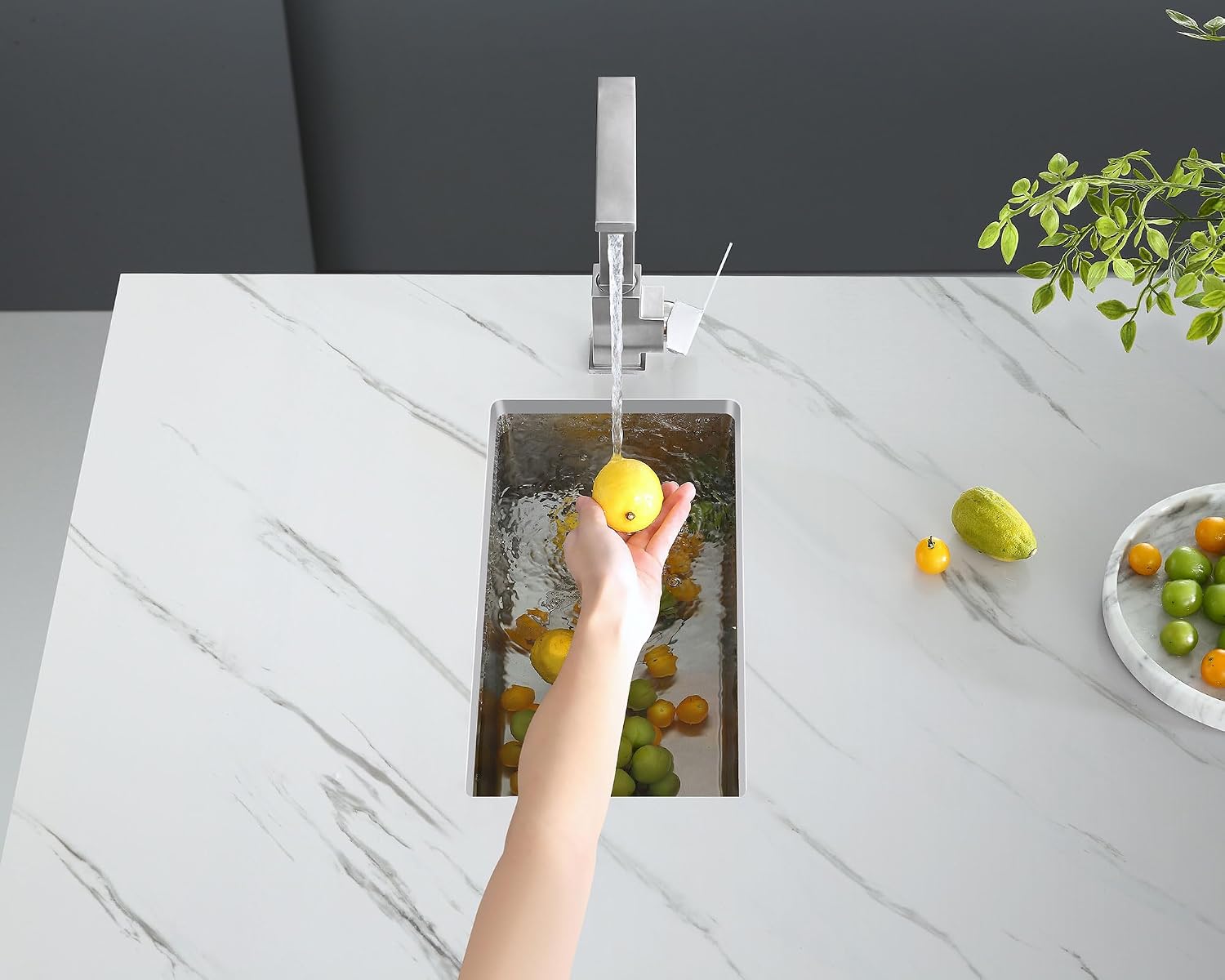 10" Undermount Bar Sink, 18 Gauge 304 Stainless Steel | Brushed Single Bowl Small Kitchen Sink, 10"D x 18"W x 8"H Compact Basin for Narrow Cabinets, Wet Bar and Coffee Station