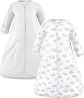 Vista 23 de Hudson Baby Saco de dormir unisex de algodón con manga larga para bebé, saco, manta