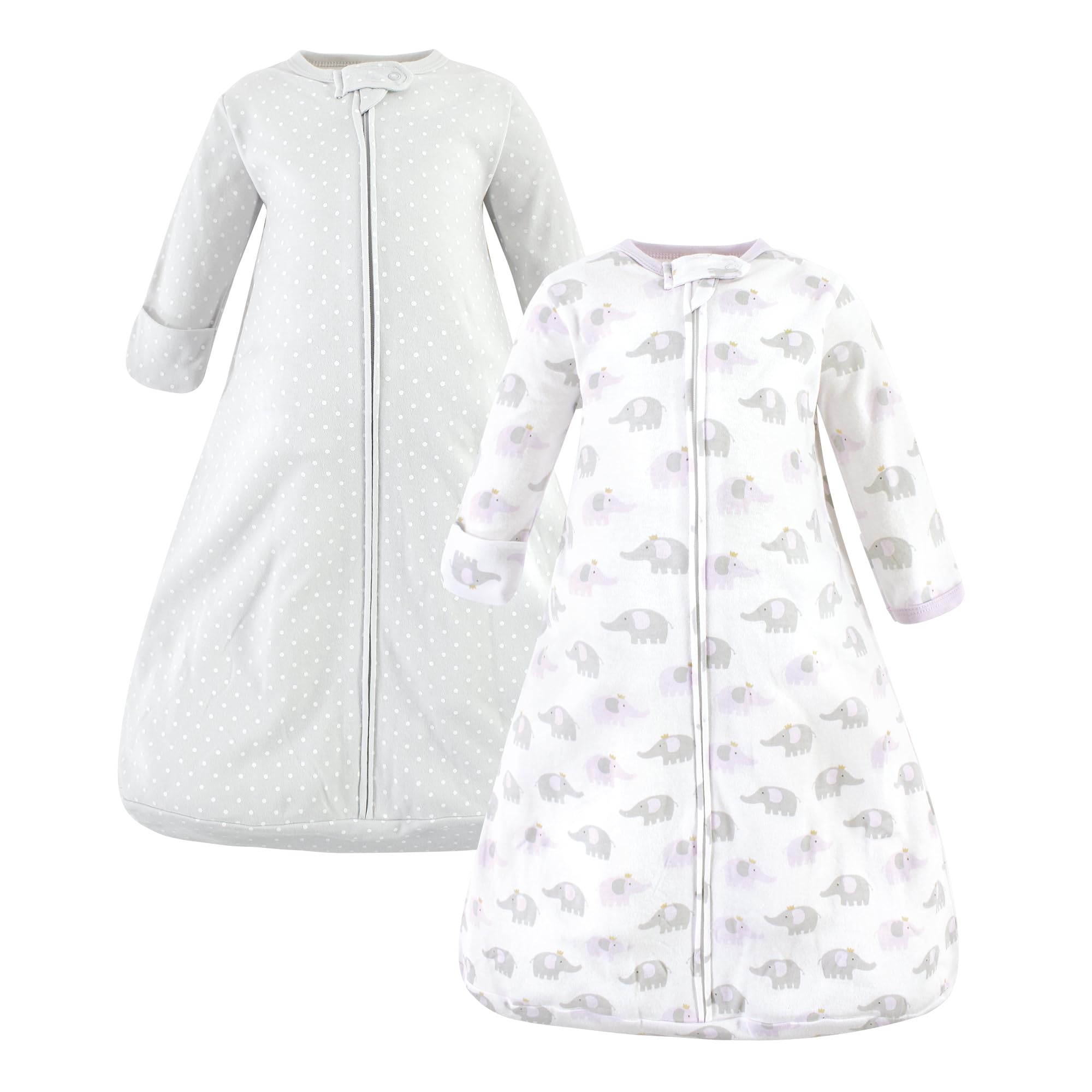 Hudson Baby Unisex Baby Cotton Long-Sleeve Wearable Sleeping Bag, Sack, Blanket