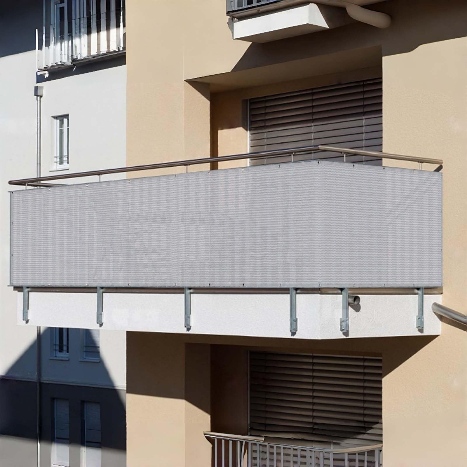 Couverture de écran jardin anti-UV avec oeillets et corde pour clôtures