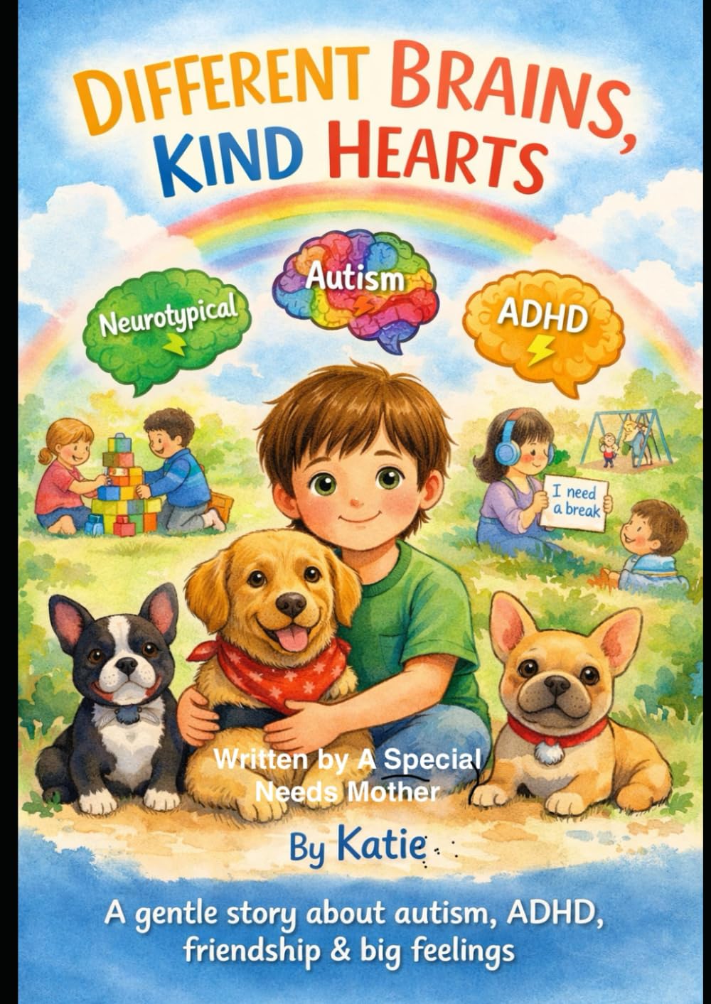 DIFFERENT BRAINS, KIND HEARTS: A gentle story about autism, ADHD, friendship & big feelings