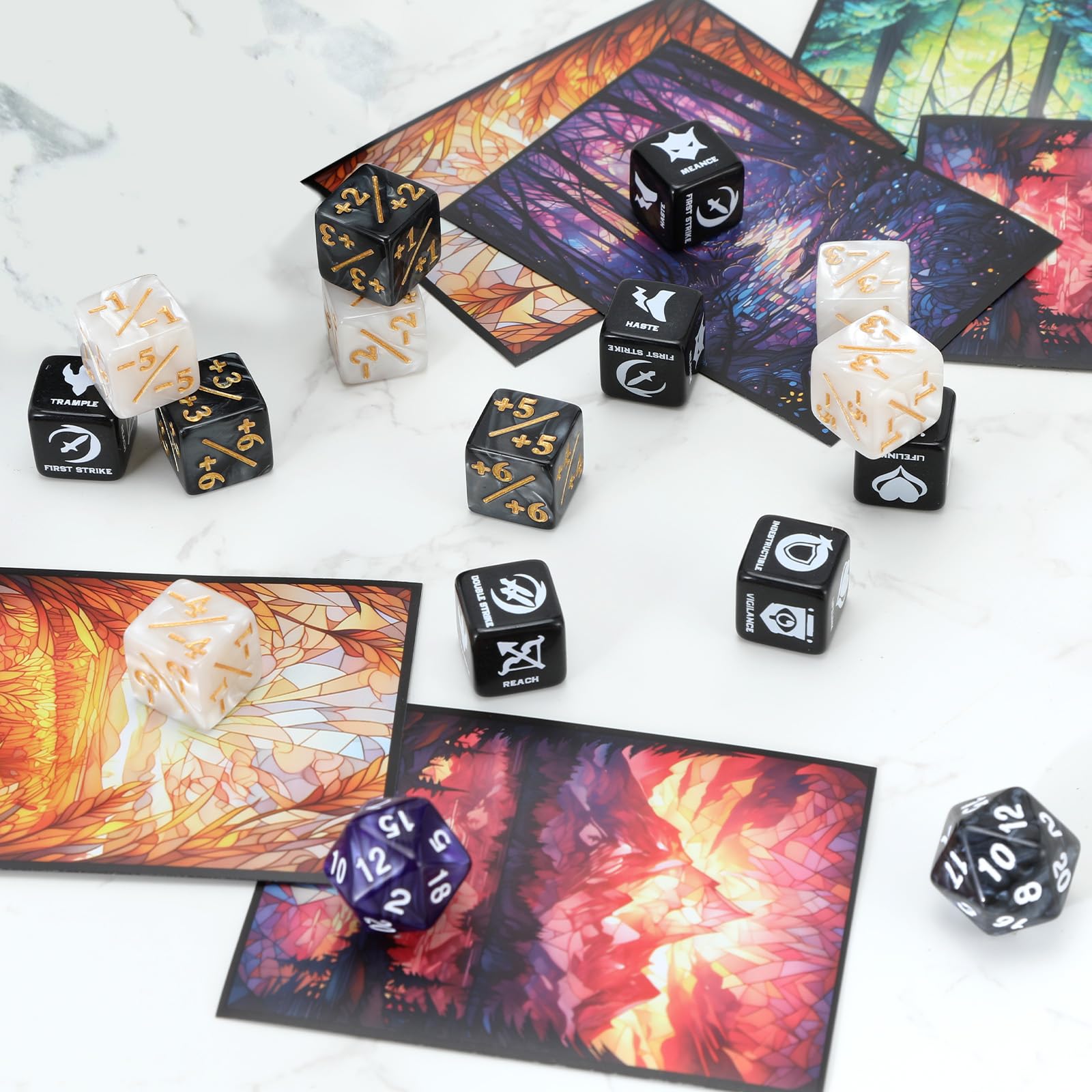 Amazon.co.jp: MTGダイス51個セット - Abilities キーワード