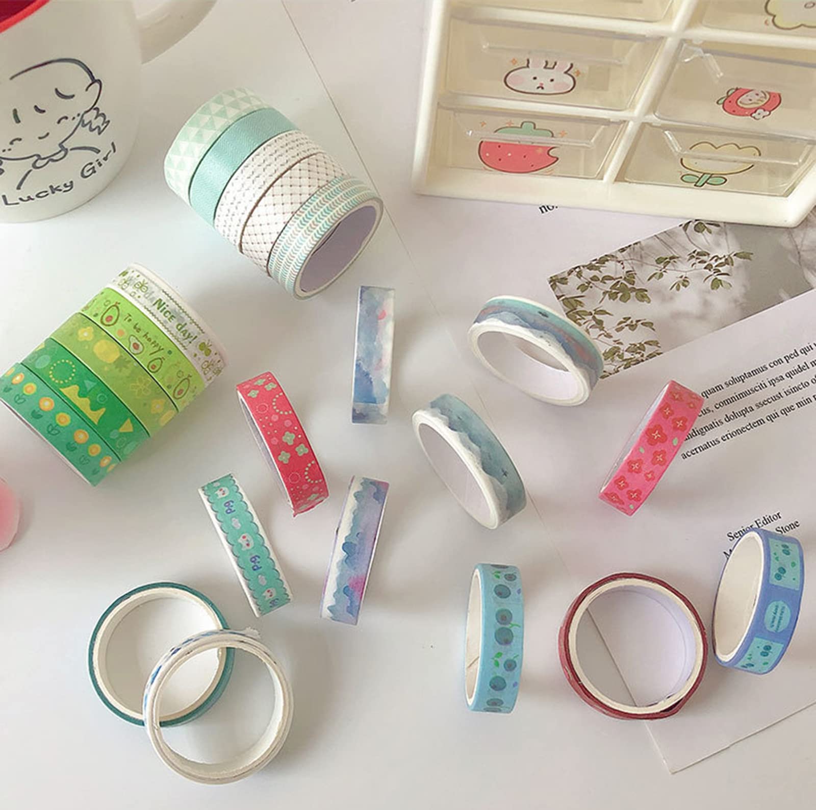 bomichi 32 rollen vintage washi tape set retro nostalgische decoratieve tape met oude krant-postzegel-bloemenpatronen voor scrapbooking, journaling, doe -het-zelf knutselwerk, junk journal accessoires