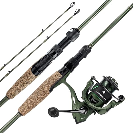 KastKing Spartacus II Twin-Tip Fishing Rod and Reel Combo, Spinning & Casting Combo, Fishing Poles and Reels Combo, KastFlex IM6 Graphite Blanks, 2-Piece Rods with Extra Tip KastKing Spartacus II Twin-Tip Fishing Rod and Reel Combo, Spinning & Casting Combo, Fishing Poles and Reels Combo, KastFlex IM6 Graphite Blanks, 2-Piece Rods with Extra Tip