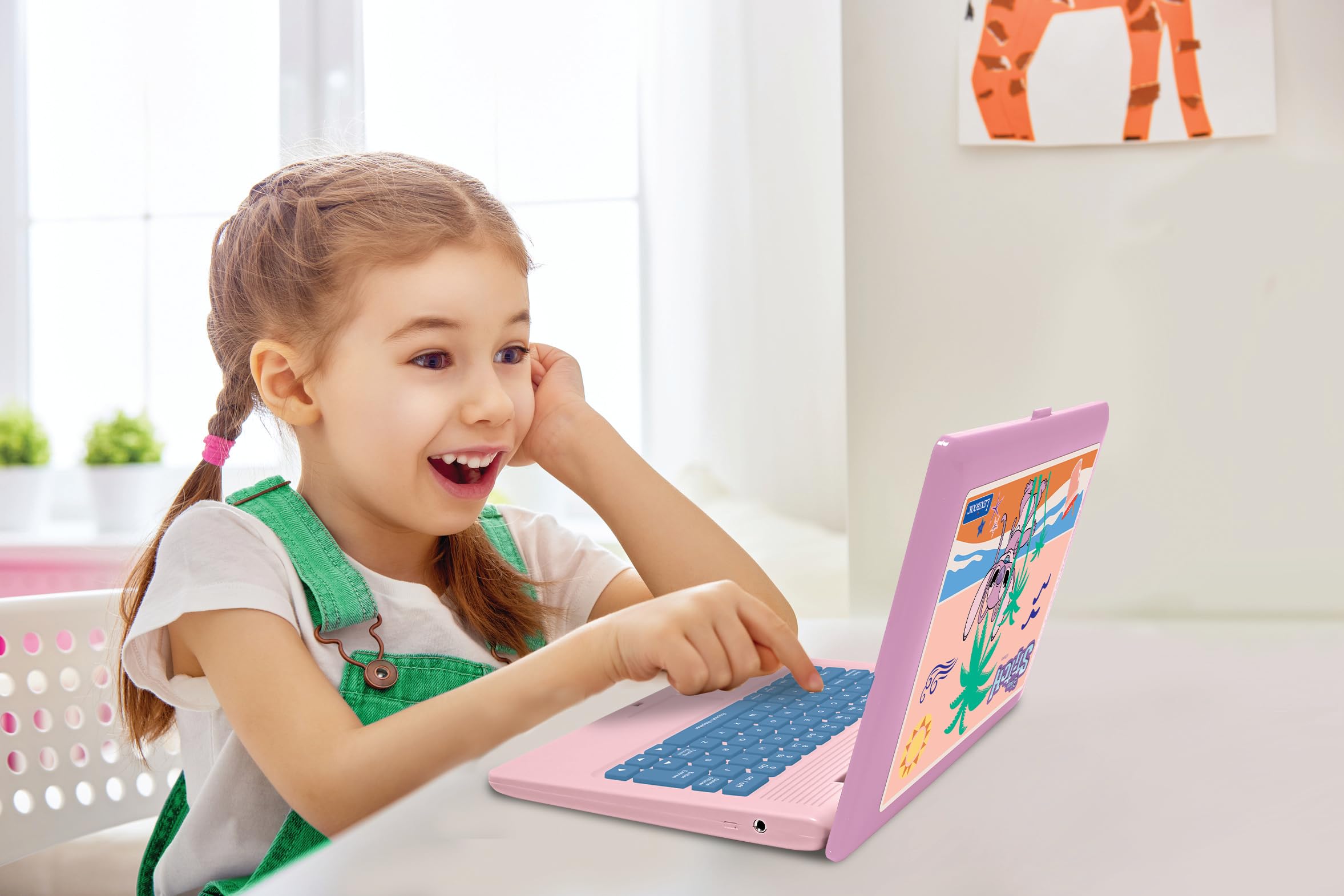 LEXIBOOK, Disney Stitch Angel, Bilingual Educational Laptop - 124 Activities in French/English, JC598D1i1 - Image 3