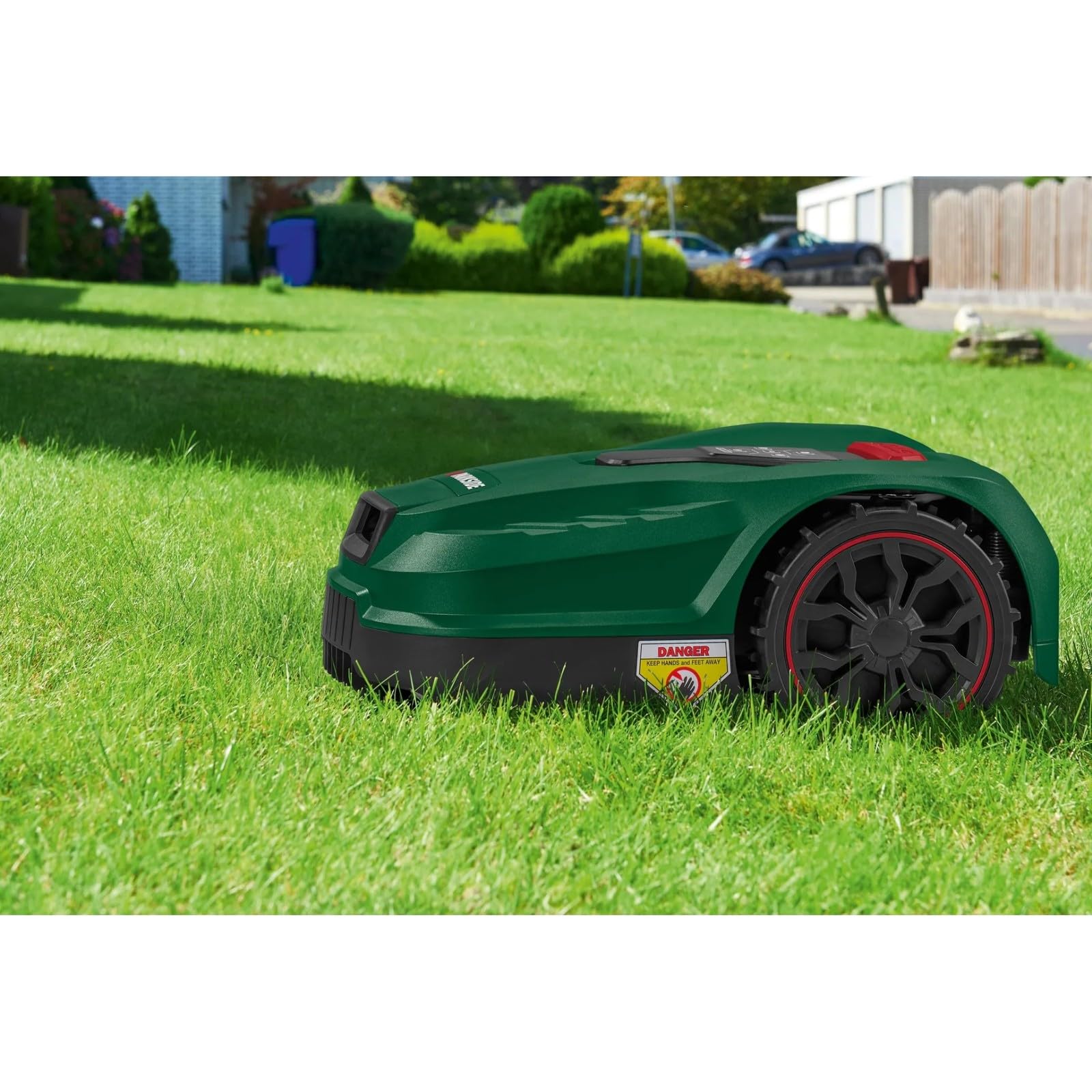 PARKSIDE® Robot Tosaerba City Smart PAMRC 250 A1 20V, Motore Brushless, Fino a 250 m², Larghezza di Taglio 16 cm, Controllo App Bluetooth, Batteria 20V e Stazione di Ricarica Incluse