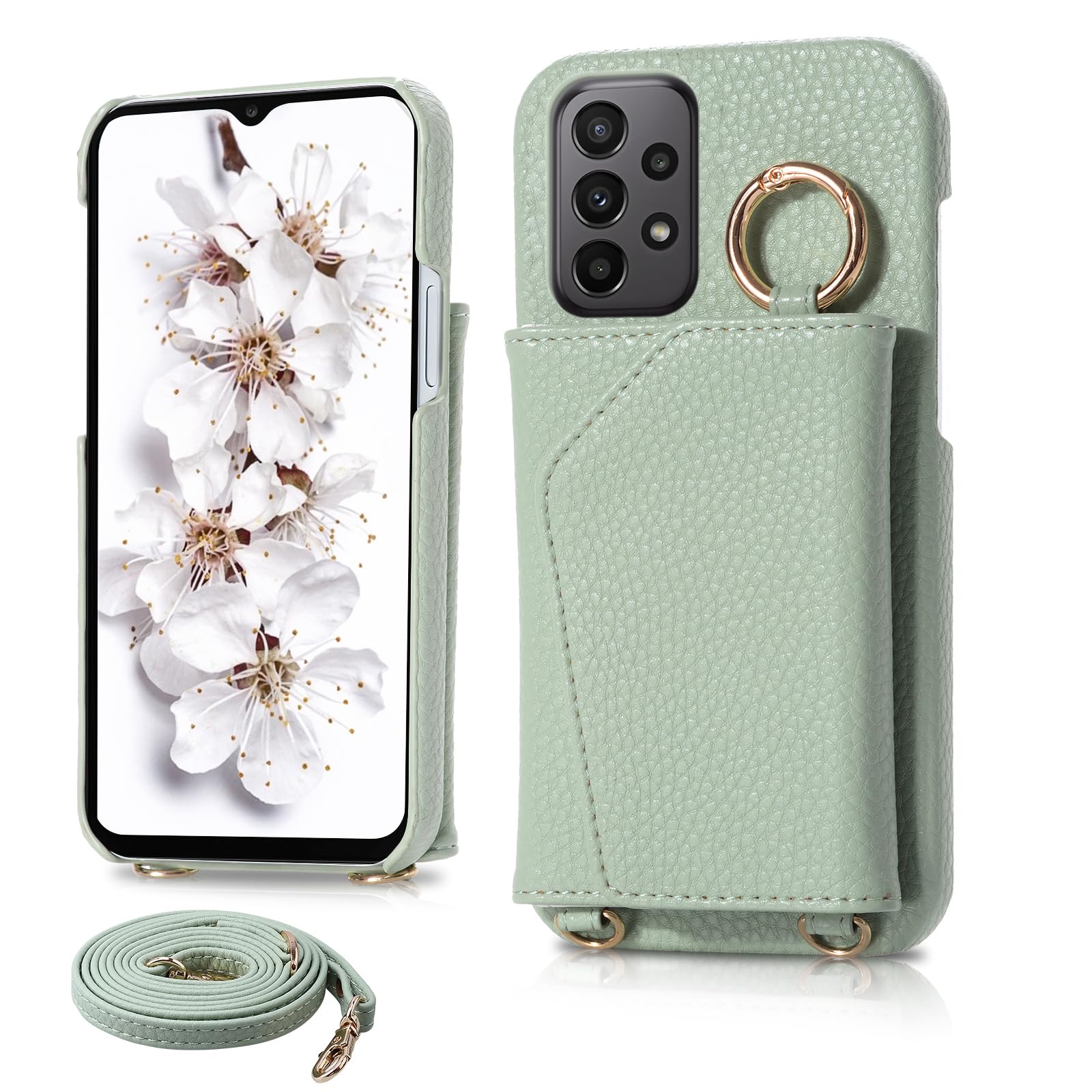 Amazon.co.jp: Galaxy A23 5G ケース 手帳型 女性 おしゃれ ギャラクシ SC-56C スマートケース 軽量薄型 シンプル  ギャラクシー A23 E 携帯ケース 韓国 肩掛け 斜めがけ ストラップ SCG18 カバー 背面カードポケット 耐衝撃 Samsung A23  5.8 インチ 対応 スマホカバー ミラー