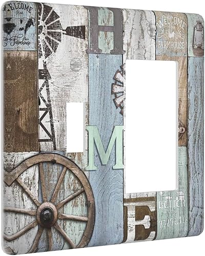 Miniatura 42 de Cubierta de interruptor de luz de palanca de hojas tropicales negras y doradas, hoja de palmera, decoración de 1 cuadrilla, placa frontal eléctrica