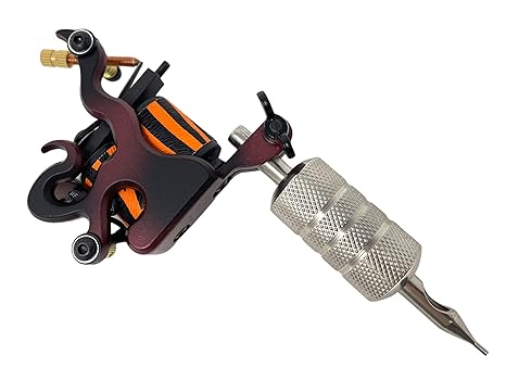 INKgrafiX® TATTOOMASCHINE IG-73 - Rot/Schwarz - Spulenmaschine - Deutschland - Studioqualität ...