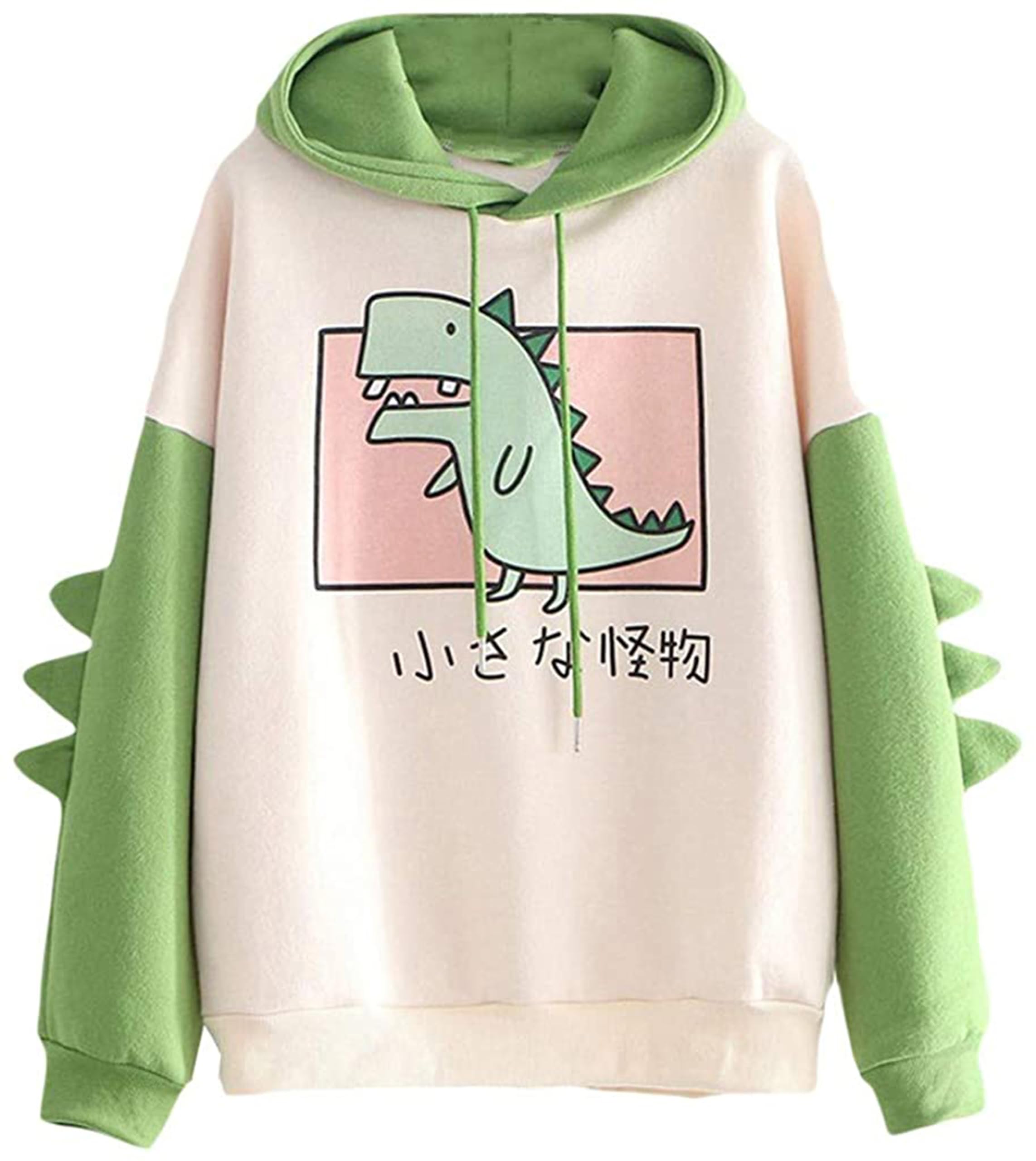 Blamplud Dinosaur Hoodie Cute Kawaii Pullover Hooded Sweatshirt For Womens Teengirls