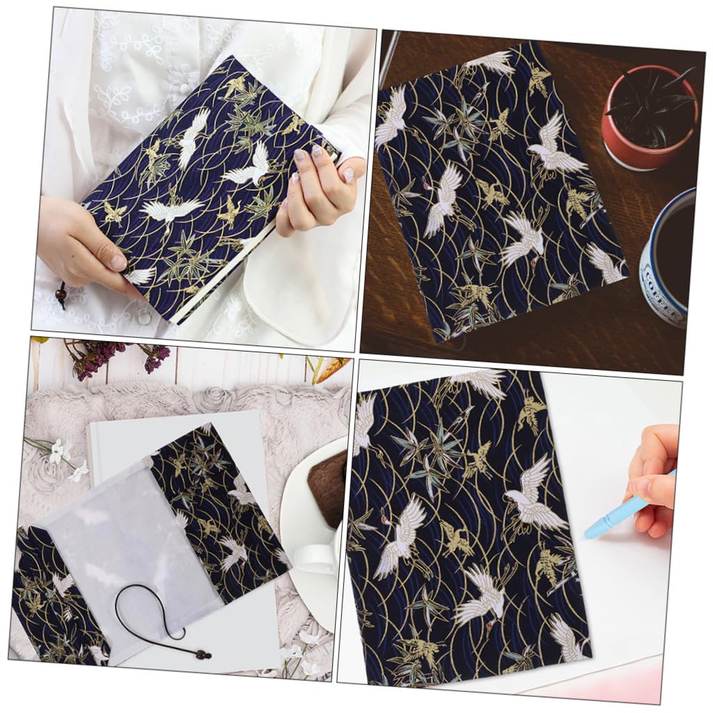 NUOBESTY 3 Set Di Buste Protettive Riutilizzabili Per Libri Con Stampa Retrò Per Libri Con Copertina Rigida Eleganti 2 Pezzi*3
