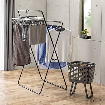 Amazon.co.jp : カインズ(CAINZ) 洗濯物干し X型 幅87cm 奥行