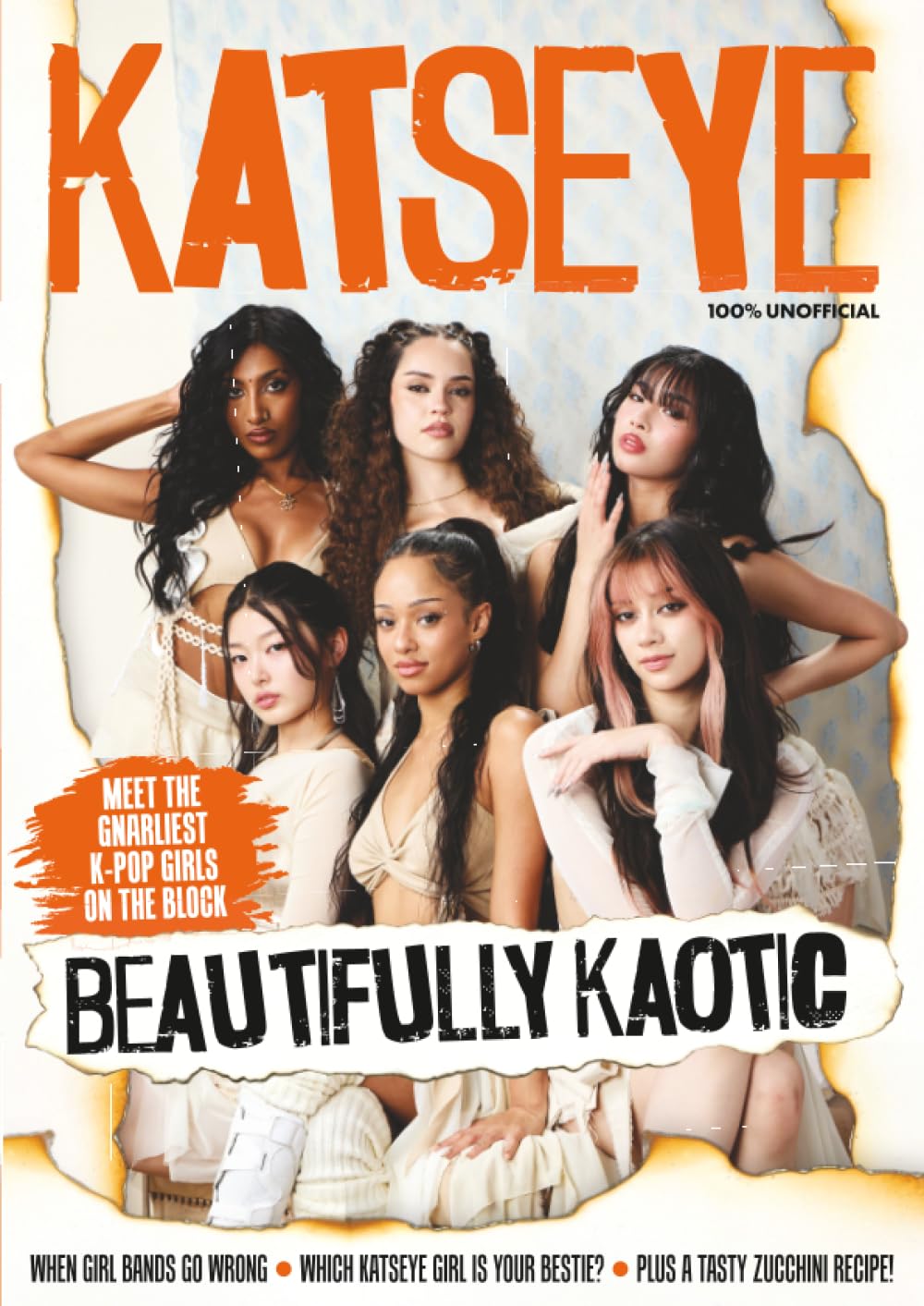 KATSEYE Special Edition Fan Book Magazine: Pop Star Academy Behind-the-Scenes Unofficial Fan Guide K-Pop Girl Group Collectible