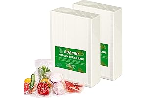 200 Pack Vacuum Seal Bags Pint Size Freezer Bags for Sous Vide