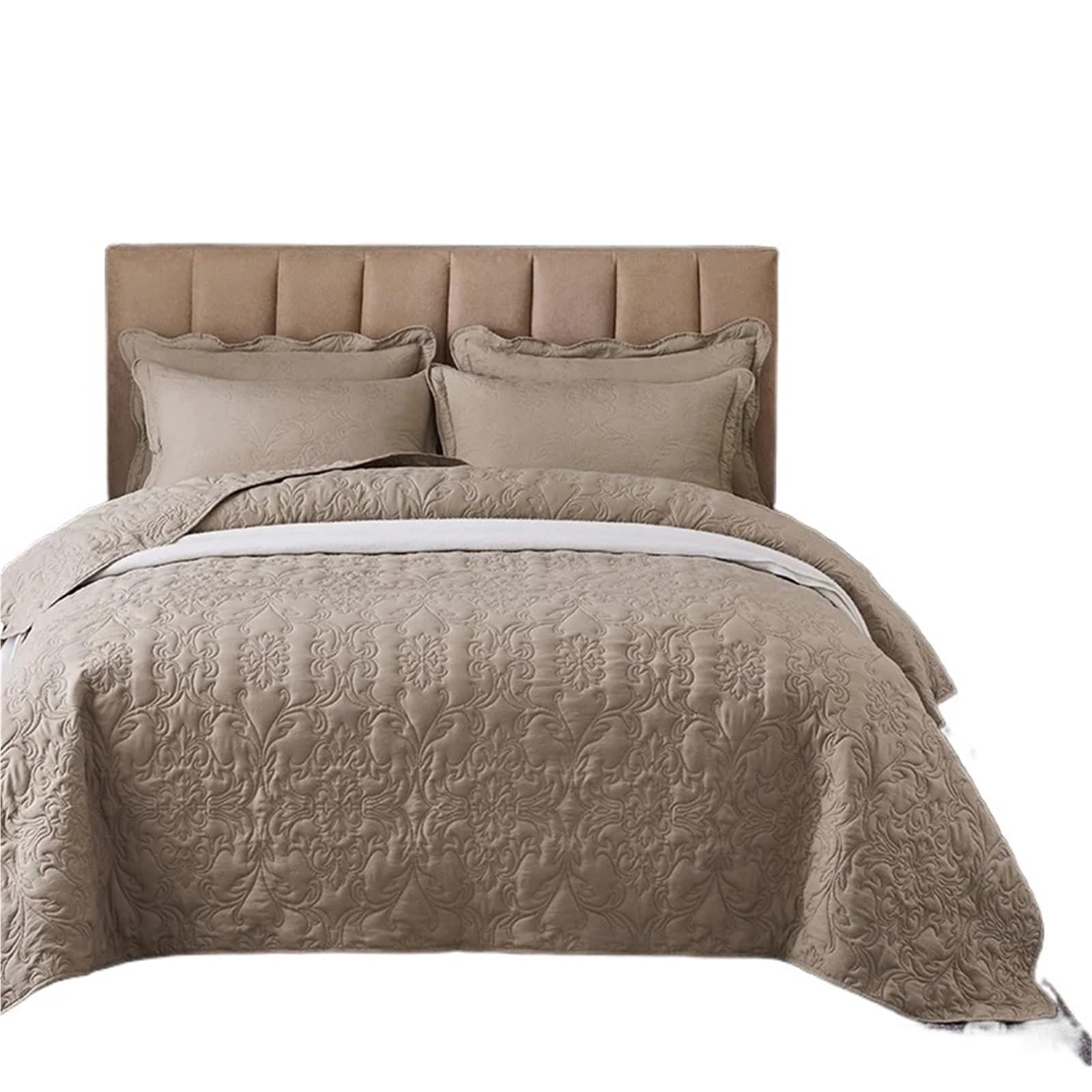 DAJGRHE Bedspread Quilted Bed Cover 220x240cm Coverlet King Size(Color 6,1pc 220x240cm)