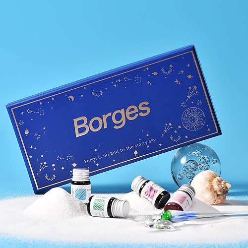 Miniatura 9 de Borges Bolígrafo roller de laca negra, impresionante bolígrafo de lujo con acabado de oro de 24 quilates, repuesto de tinta Schmidt, el mejor juego