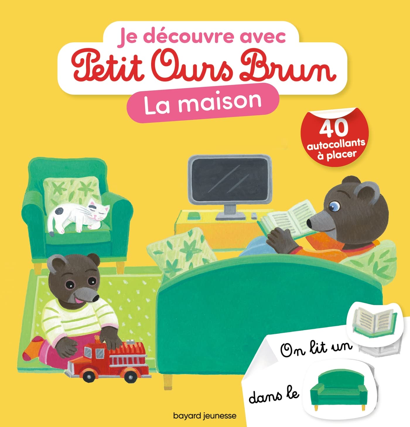 Je découvre la maison avec Petit Ours Brun - Premiers autocollants - Dès 3 ans: Avec 40 autocollants à placer