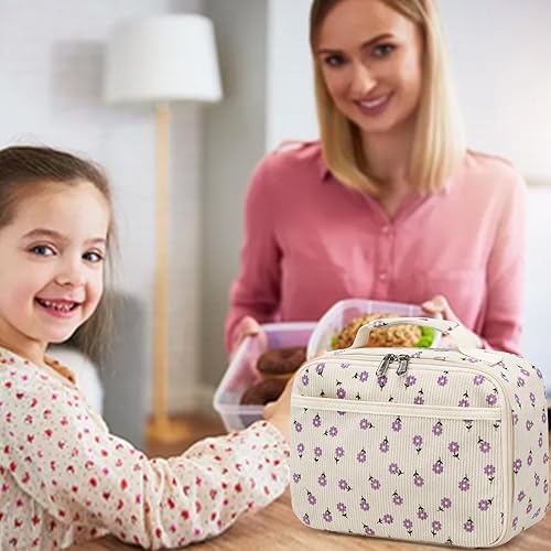 Miniatura 5 de CAMTOP Lonchera con aislamiento para niños, pequeña hielera térmica para comida térmica para niñas, niños, picnic escolar