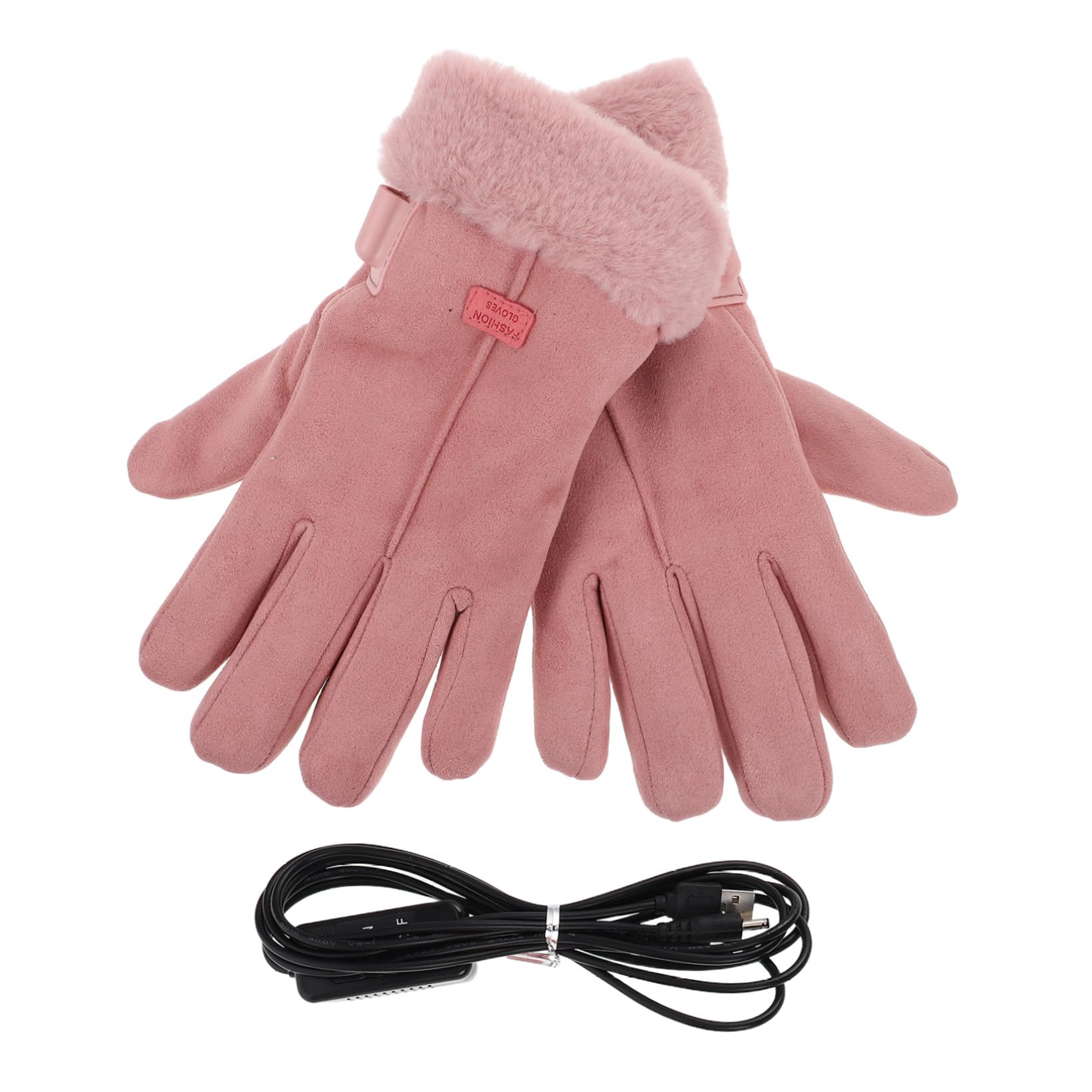 Guanti Termici Donna Invernali per Ciclismo Tecnologia Avanzata di Riscaldamento e Materiale in Tessuto e Pile Corallo Rosa per Resistenza al Freddo e Comfort Outdoor