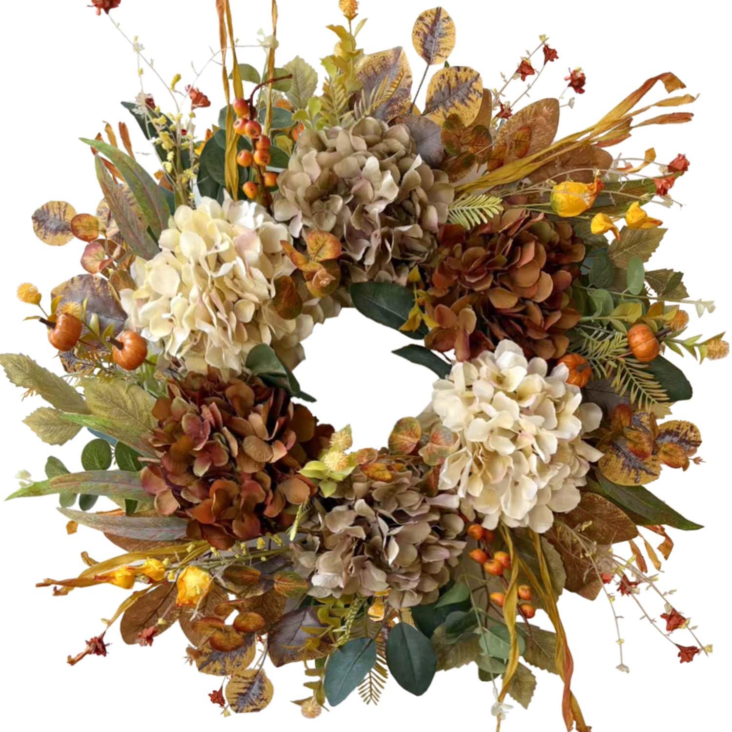 WANNA-CUL 24" Hydrangea Wreath