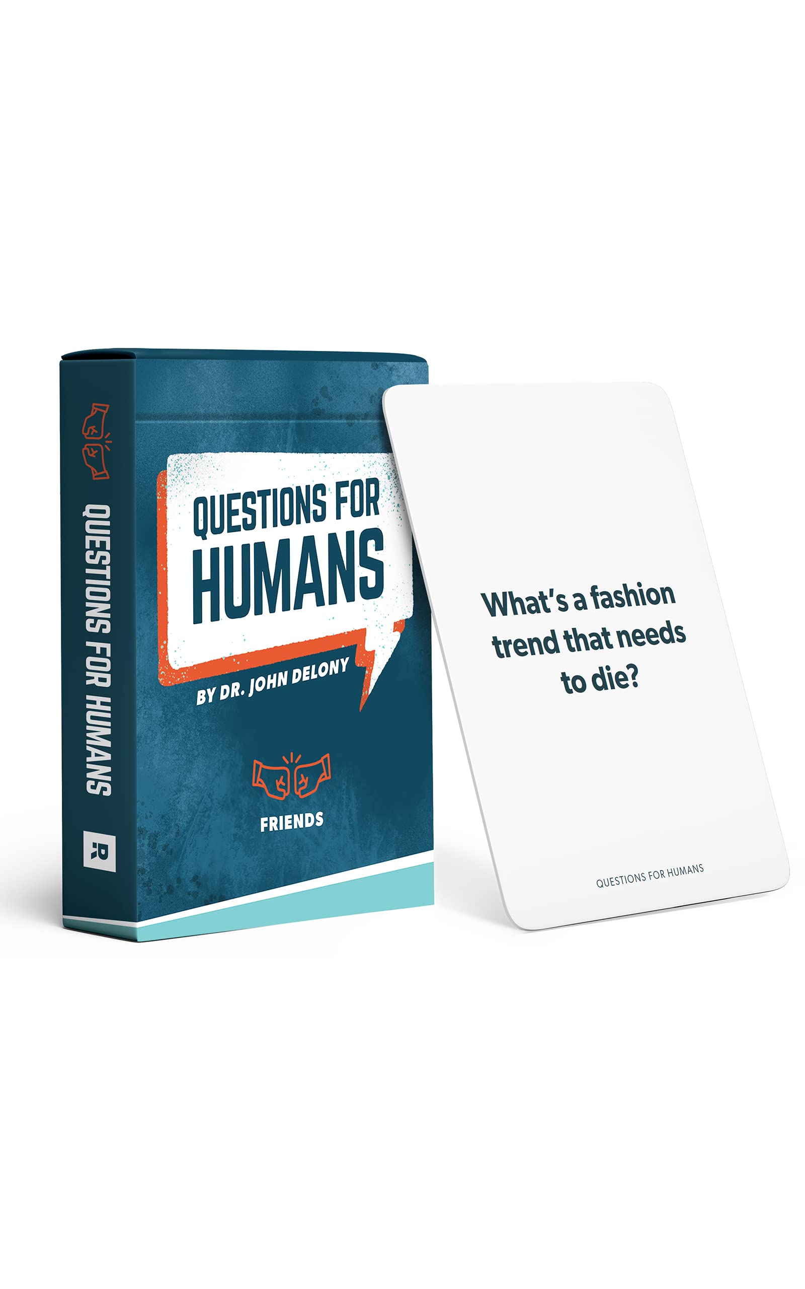 Questions for Humans: Friends - 52 Conversation Starters to Spark Fun Talks, Deepen Connection, and Build Real Friendships