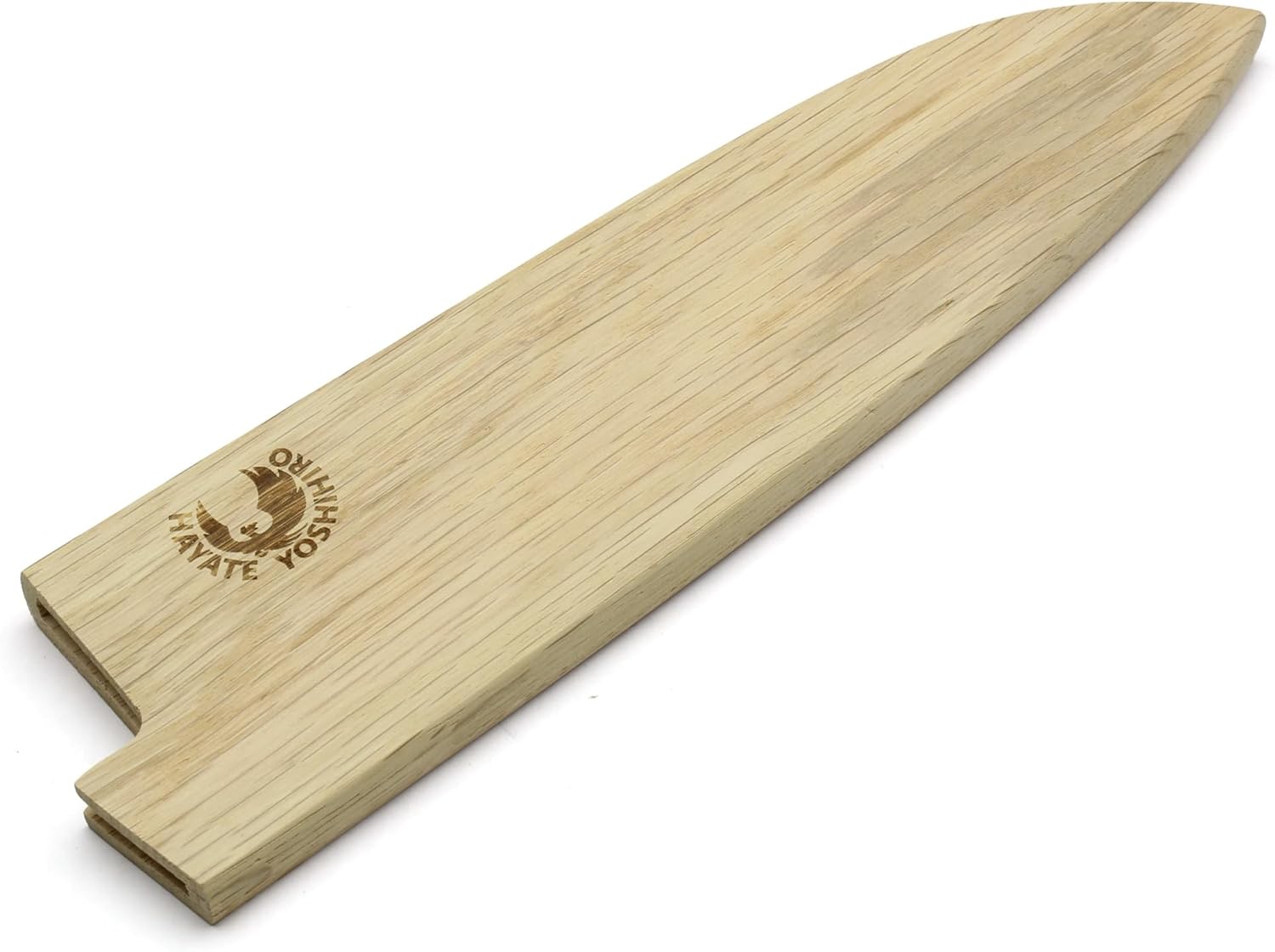 Yoshihiro Magnetic Oak Wood Saya Cover Blade Protector for Santoku (180mm)7in